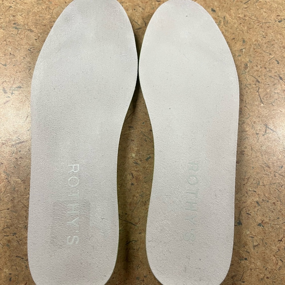 Rothys The High Top Hudson Cream White Womens White Blue Size 7.5 High Top Shoes - Picture 8 of 11